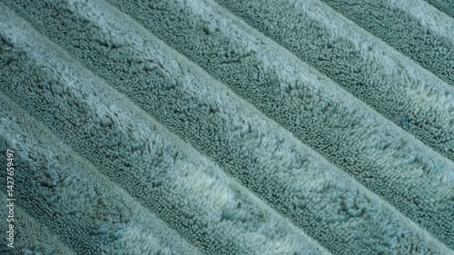 Wallpaper Mural Gentle slow-motion sweep captures detailed ridges of soft blue upholstery Torontodigital.ca