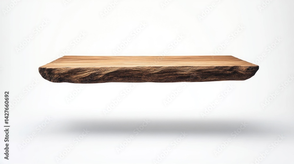 Obraz premium Rustic wooden shelf