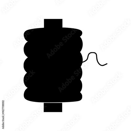 Thread Spool Icon - Vector Graphic