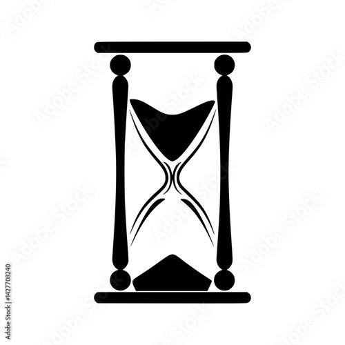 Hourglass Icon - Time Concept Vector