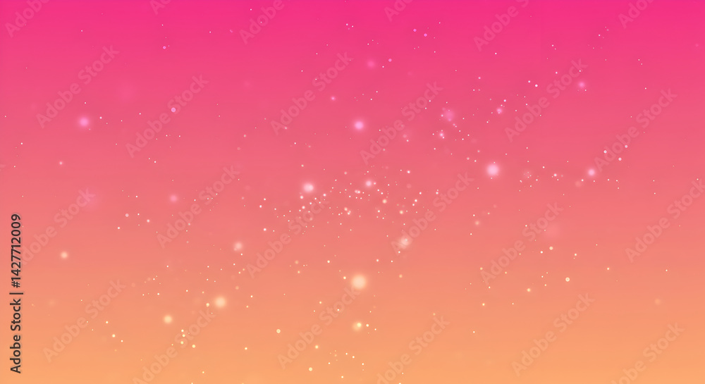 Abstract Gradient Background with Glittering Particles in Vibrant Colors Abstract Gradient Background with Glittering Particles in Vibrant Colors