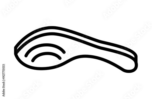 魚の切り身のベクターイラストアイコン シンプル