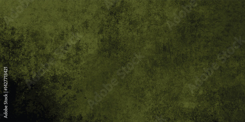 Close-up of a dark green grunge texture revealing intricate grainy details and rough surface.
