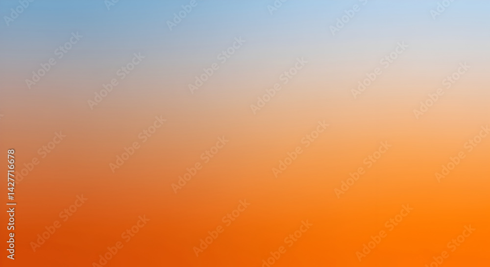 Vibrant Hues A Breathtaking Gradient From Warm Orange To Tranquil Sky Blue Vibrant Hues A Breathtaking Gradient From Warm Orange To Tranquil Sky Blue