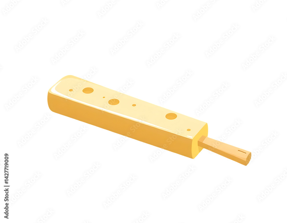 Cheese-Shaped Popsicle Cheese-Shaped Popsicle