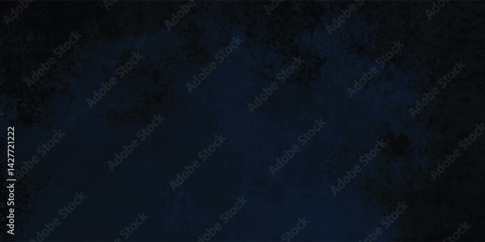 Fototapeta premium Rough dark blue wall with a visible canvas texture and subtle artistic details. 