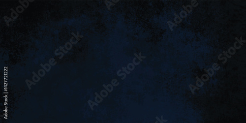 Rough dark blue wall with a visible canvas texture and subtle artistic details.
