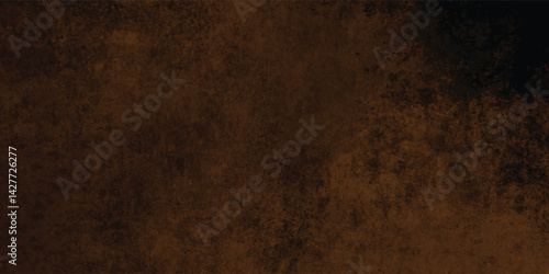 Rough dark brown wall texture resembling a painted canvas with subtle shading and grain.
