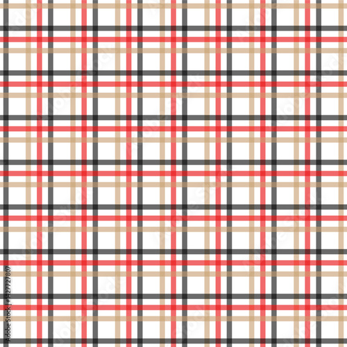 Colorful tartan plaid patterns perfectly aligned repeating designs for prints and web backgrounds
