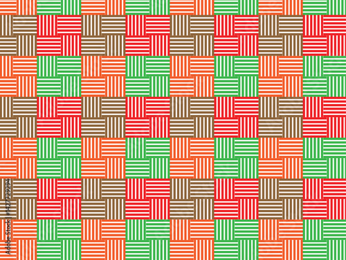 Colorful tartan plaid patterns perfectly aligned repeating designs for prints and web backgrounds