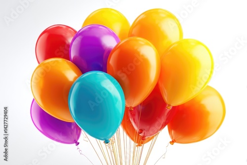 Wallpaper Mural Vibrant colorful balloons clustered together. Torontodigital.ca
