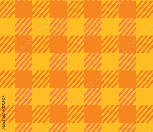 Colorful tartan plaid patterns perfectly aligned repeating designs for prints and web backgrounds