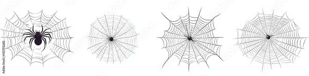 Obraz premium Spider Webs and Spiders (2)