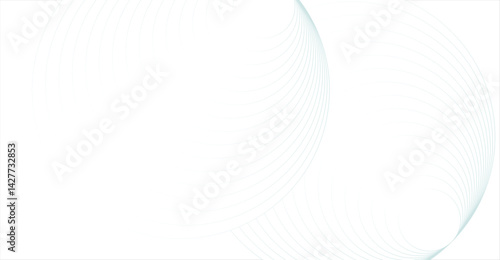 Soft Aqua Circles on White: Subtle Abstract Design with Smooth Curves for Modern Backgrounds and Digital Art Projects, Ideal for Clean, Minimalist Aesthetics