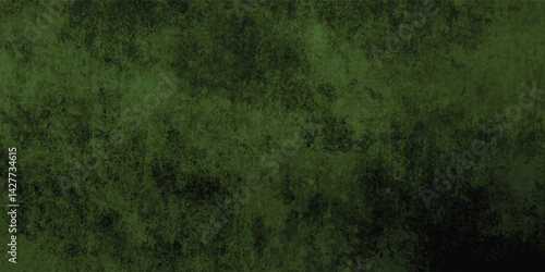 Abstract green paint surface with a rough, textured finish and subtle vintage accents.
