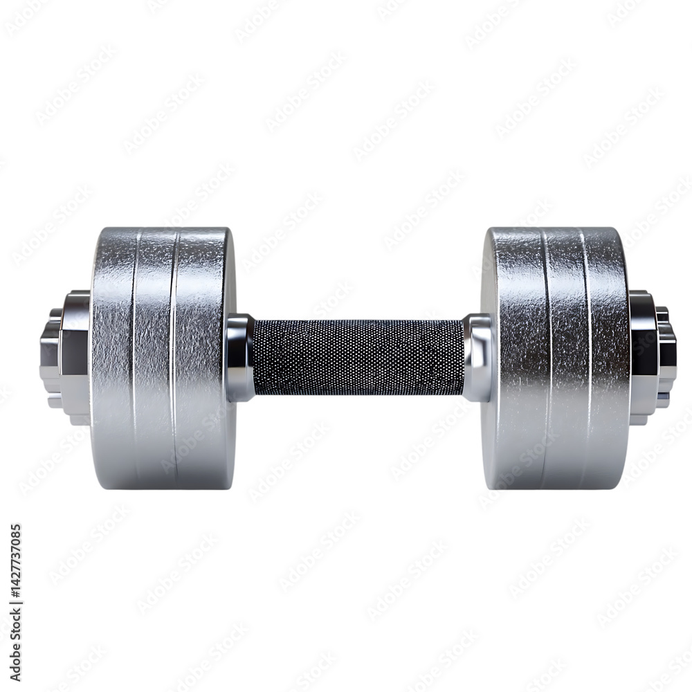 Fototapeta premium dumbbell isolated on white background