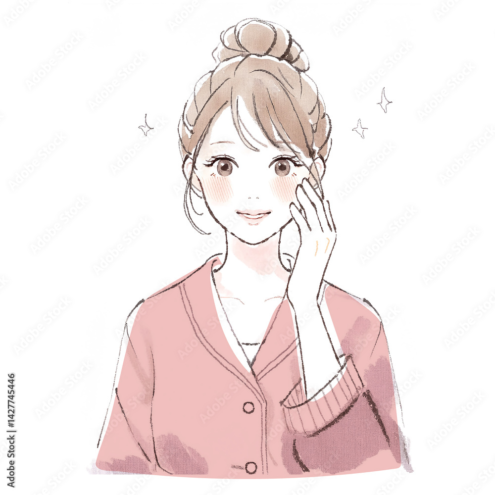 女性・女の子のイラスト素材 女性・女の子のイラスト素材