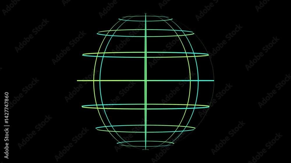 looping no eanter net icon animation on black background . looping no eanter net icon animation on black background .