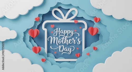 happy mothers day card greeting card with flowers