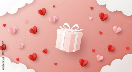 pink gift box