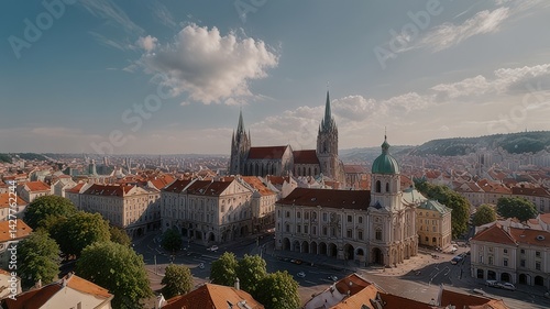 Wallpaper Mural The old buildings looking classic beautiful view Torontodigital.ca