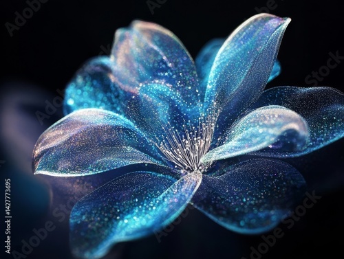 梦幻数字花朵设计