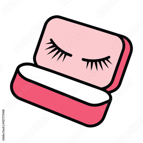 false lashes in a small case
