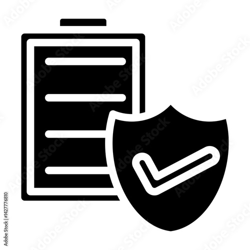 Compliance Vector Glyph Icon Design