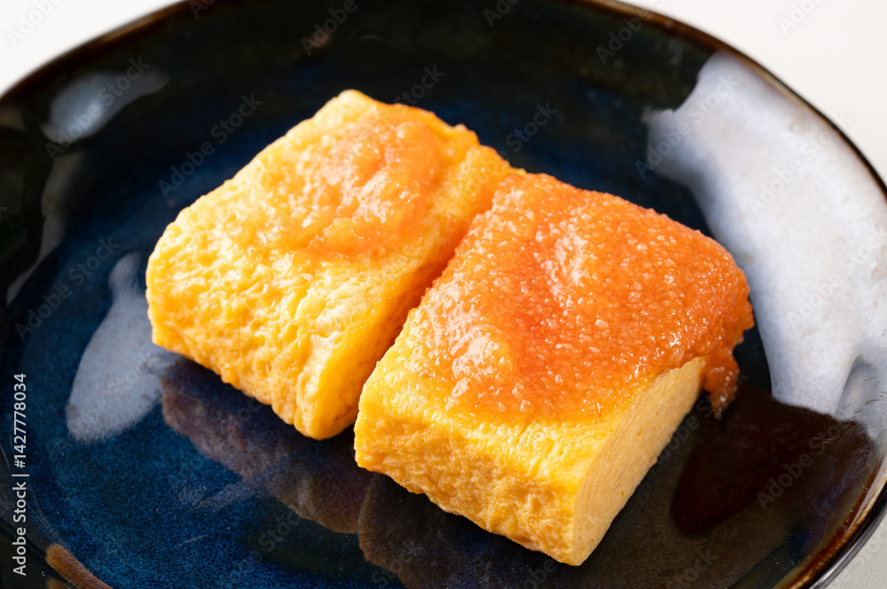 玉子焼きと明太子