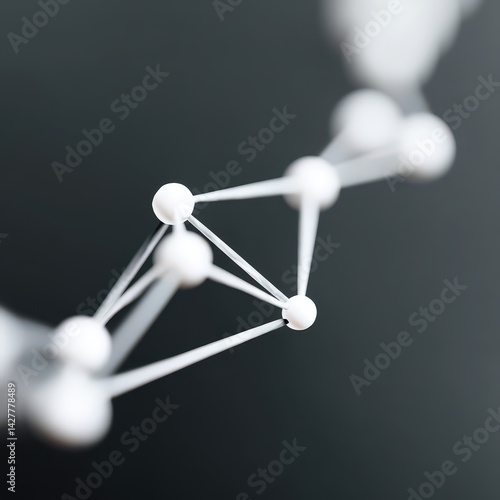 Obraz na płótnie Global business connectivity represented by digital mesh and nodes w salonie