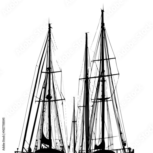 sailing ship silhouette