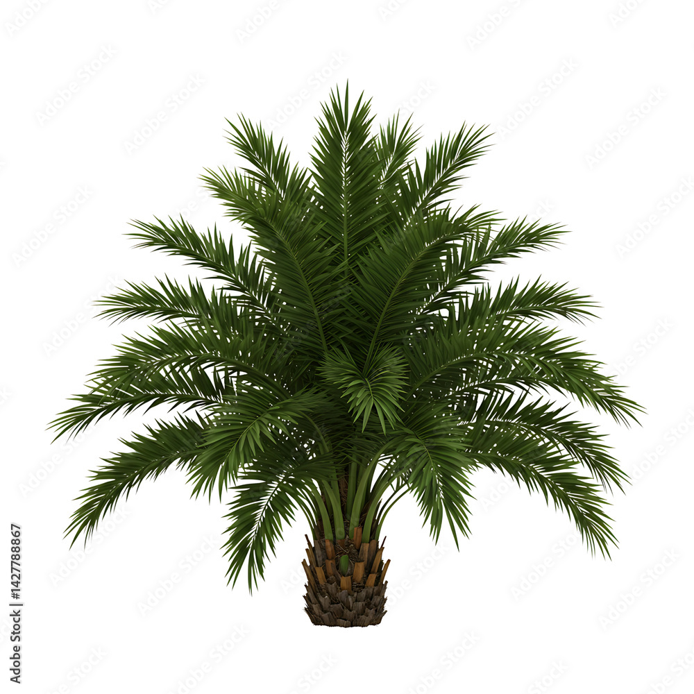 Fototapeta premium Dates Tree isolated on transparent background