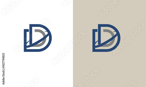 DD LETTER , TEXT BRAND LOGO