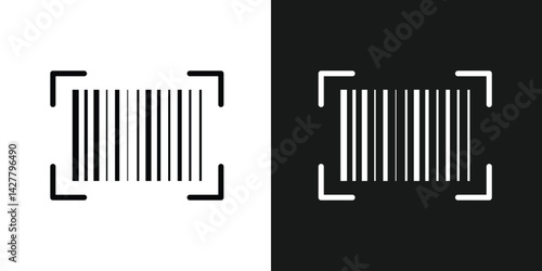Barcode isolated on white background, Code stripes sticker, Barcode labels, customers qr code, Simple fake bar code, Bar code for web design, Barcode product distribution icon in eps 10.