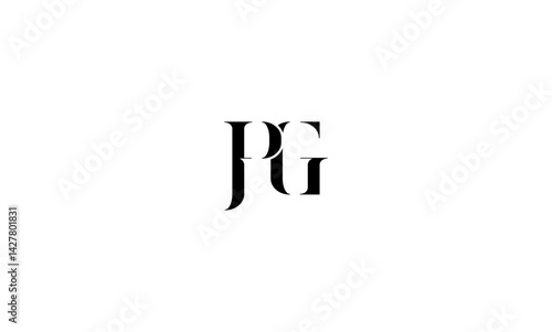JPG initial letter logo