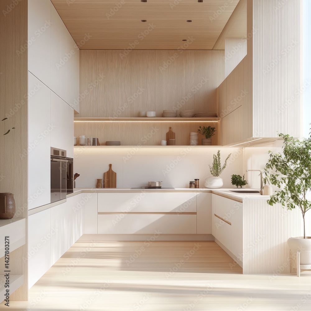 Modern Minimalist Kitchen (1) Modern Minimalist Kitchen (1)