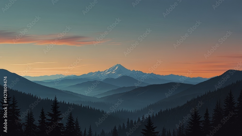 sunrise in the mountains sunrise in the mountains