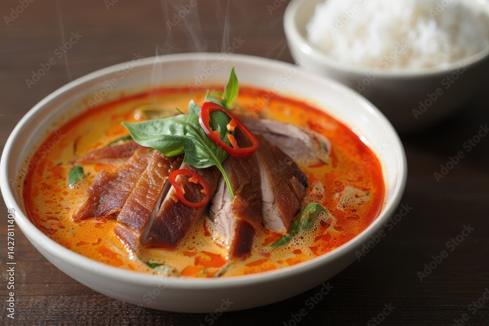 Kaeng Pled Ped Yang (Roasted Duck in Red Curry) Kaeng Pled Ped Yang (Roasted Duck in Red Curry)