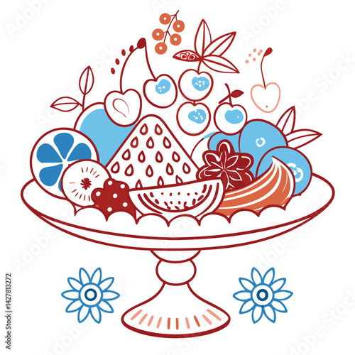 Colorful vegetables and fruits vegan food in rainbow colors Medium pile of assorted fresh and bright fruit Fruits Icons – A huge set includes 78 types of colorful fruits with names. The icons were dra