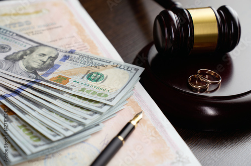 Legal Separation and Alimony Concept