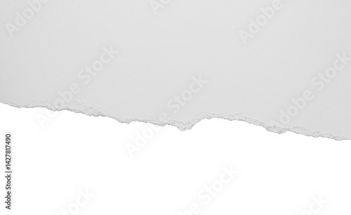 torn blank pages with uneven texture edges. set of ripped white paper sheets png isolated on transparent background. document or newspaper mockup.