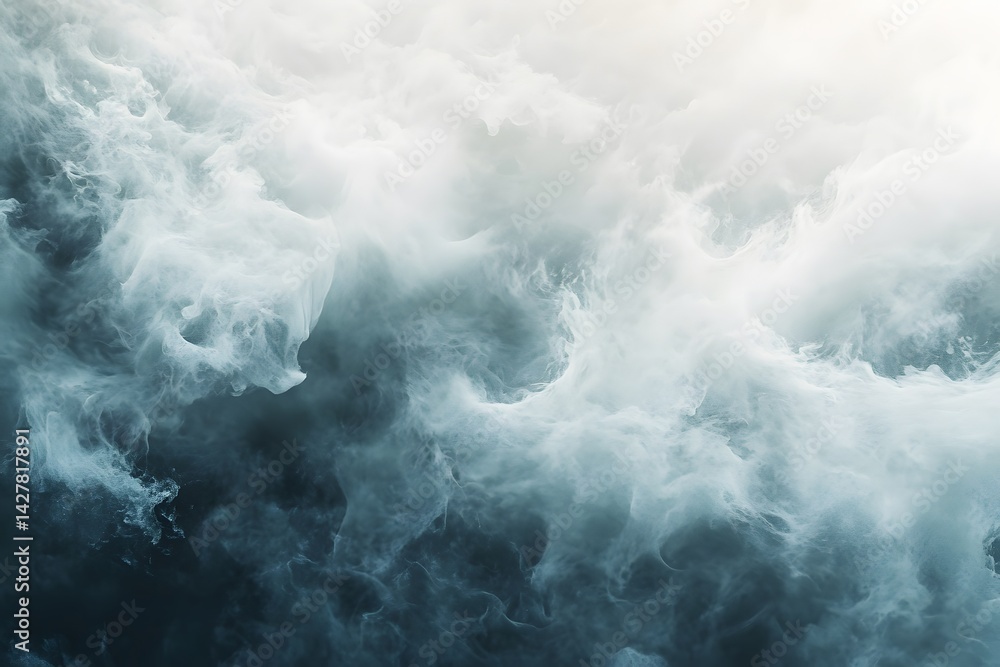 Gentle Waves and Ethereal Mist in Long Exposure Shot Gentle Waves and Ethereal Mist in Long Exposure Shot