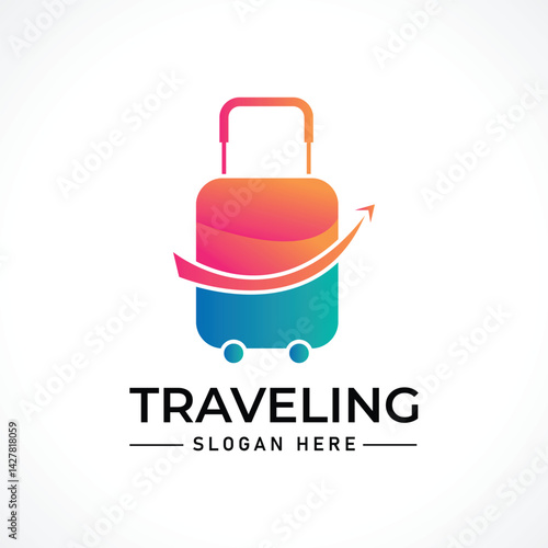Traveling tour holiday trip summer logo

