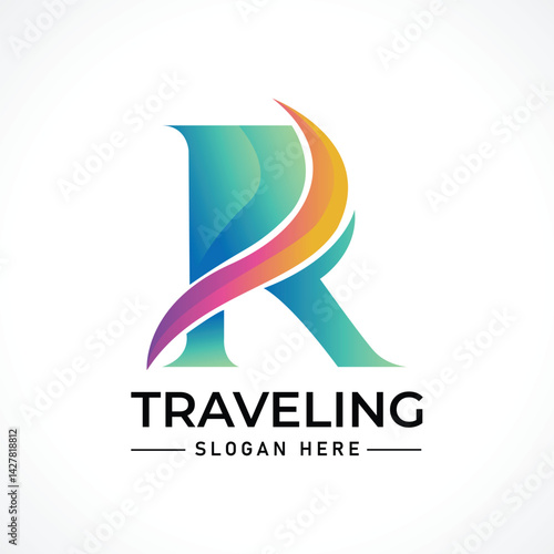 Traveling tour holiday trip summer logo
