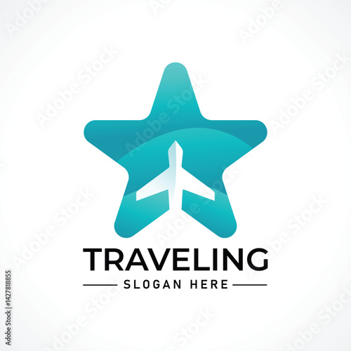 Traveling tour holiday trip summer logo
