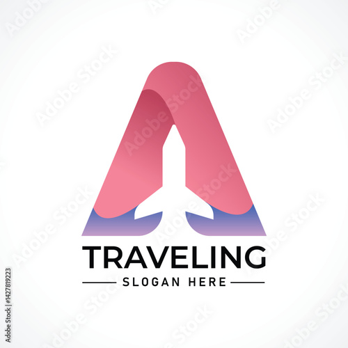 Traveling tour holiday trip summer logo
