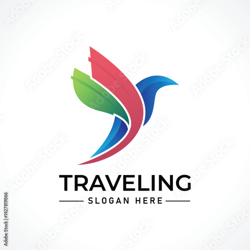 Traveling tour holiday trip summer logo
