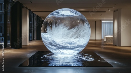 Glass Sphere Art Installation
