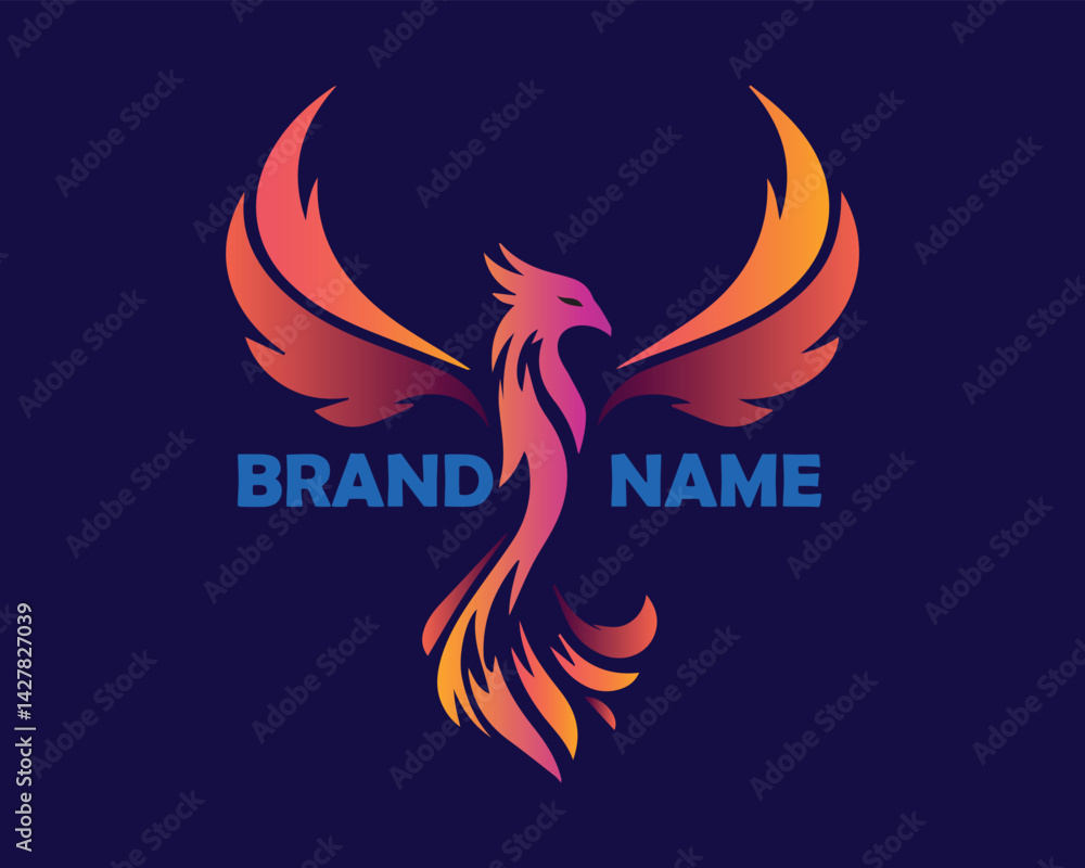 Naklejka premium Professional logo design. 