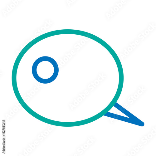 Corrector Vector Line Blue Bluish Green Icon Design